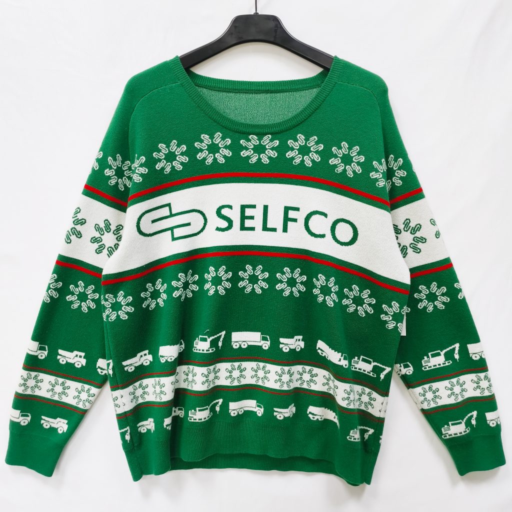 Men's Christmas jacquard sweater
