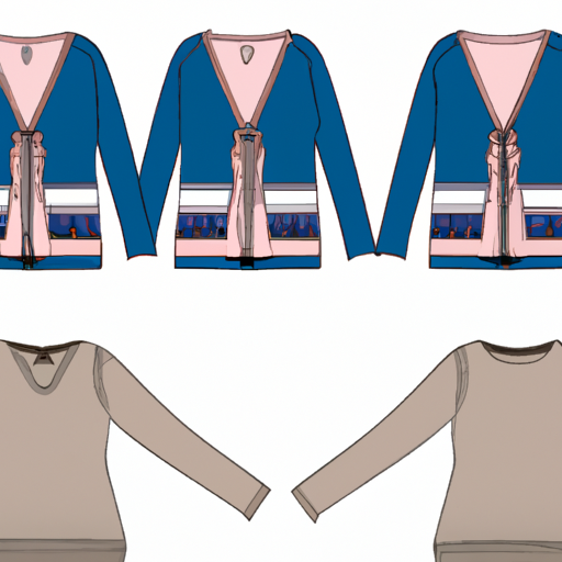 custom women v-neck cardigan sweater